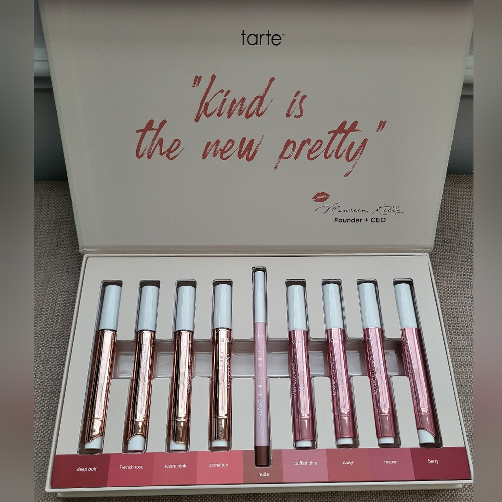 Tarte 9-Piece Maracuja Juicy Lip Vault with Gift Box